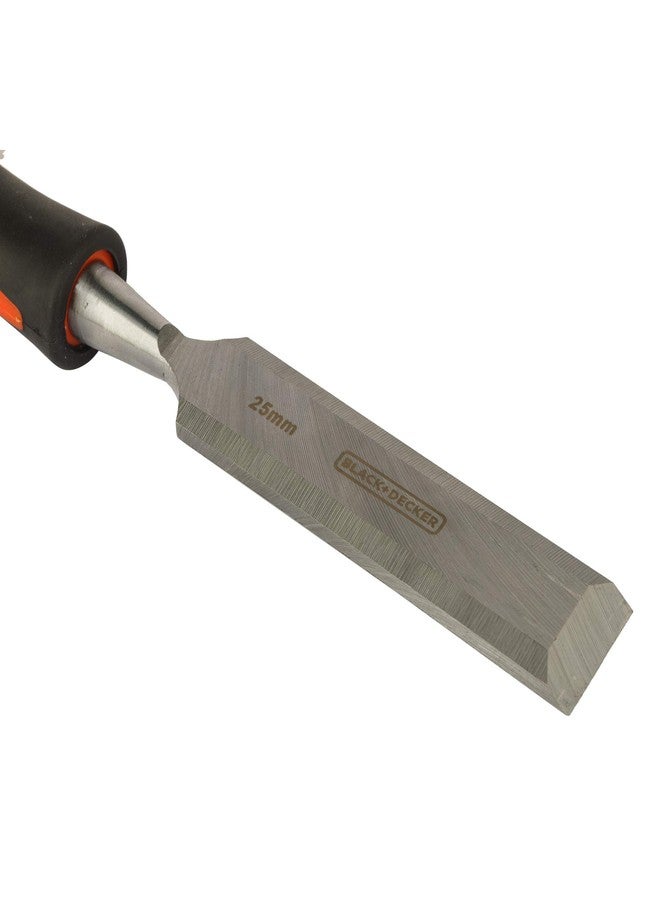 BLACK+DECKER BDHT16697 Steel Wood Chisel-25mm (Orange) - Image 3